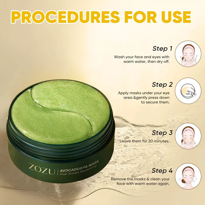 Avocado Moisturizing Eye bagMask,Under Eye Mask-4
