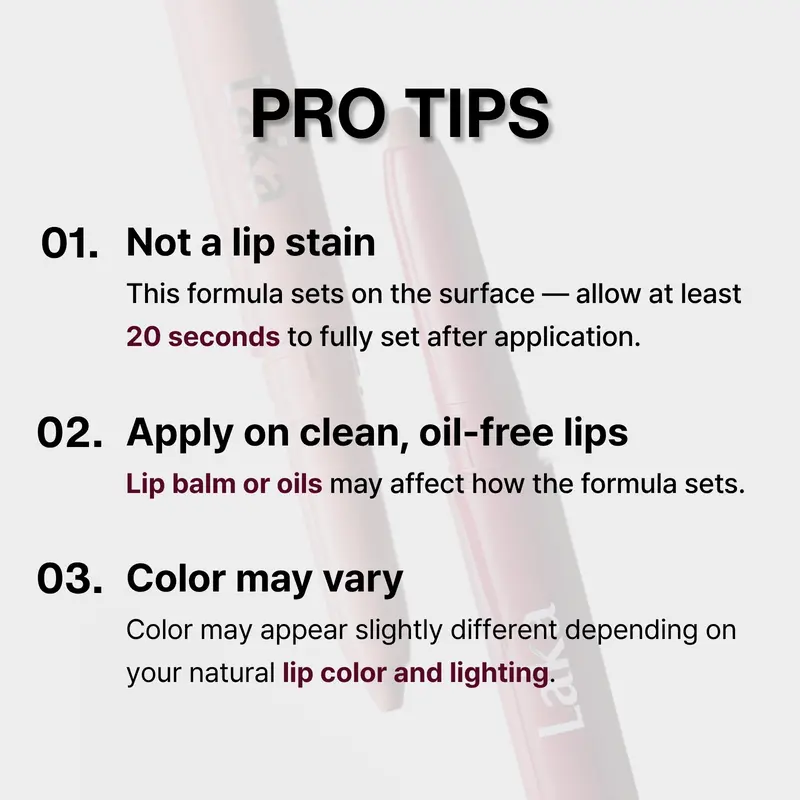 💜[Laka] Easy Glide Lip Liner — Creamy, Blendable Color with Smooth Application-31