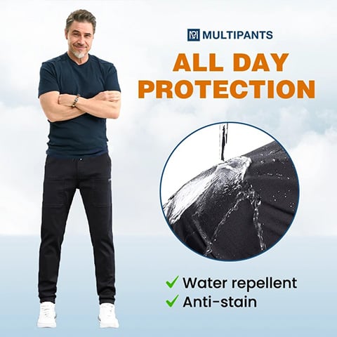 🔥Hot Sale 50%off  👖MultiPants – High Stretch Multi-pocket Durable Cargo Pants-4