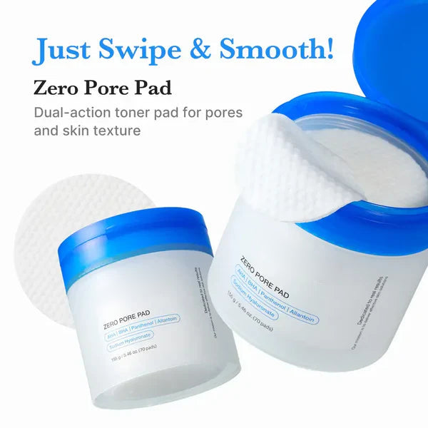 Zero Pore Pads (AHA + BHA) | Korean No.1 Viral Toner Pads-2
