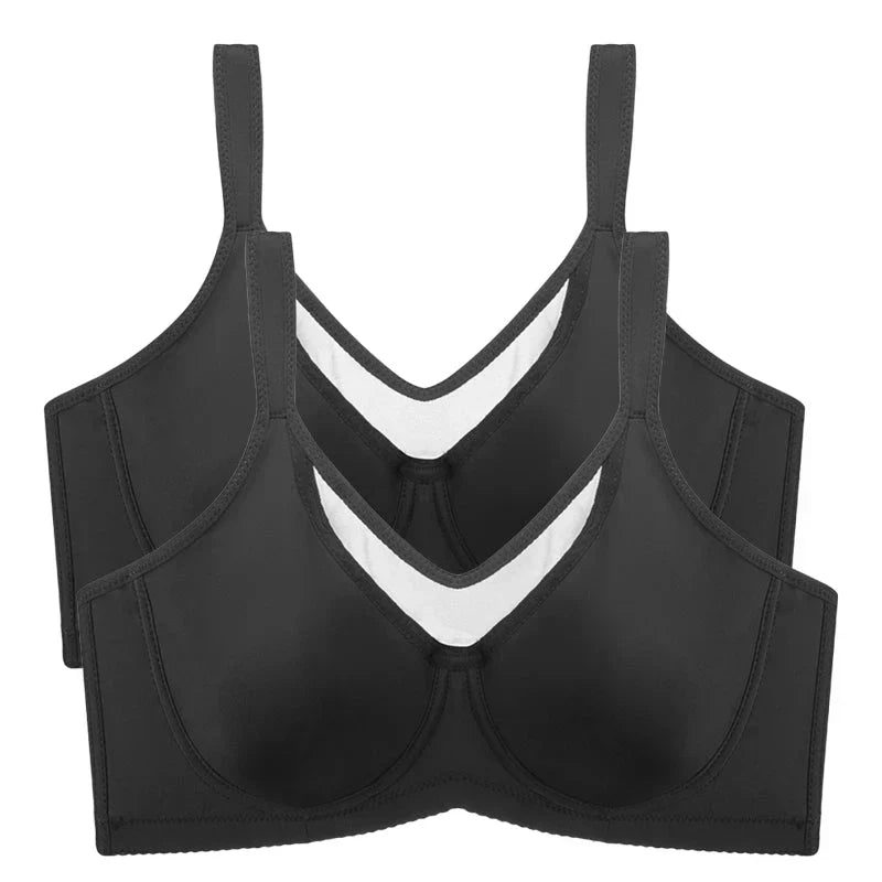 💝Women's Elegant Sheer Full Coverage Plus Size Bra-24