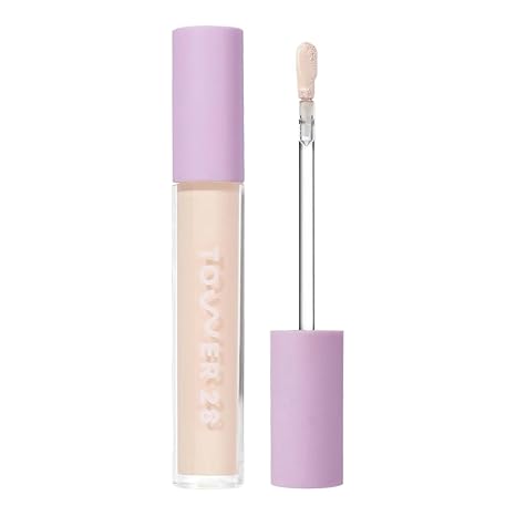 Tower 28 Swipe Serum Concealer - Hydrating Medium-Full Coverage Concealer + Under Eye Brightener - Skin Care Infused Makeup with Hyaluronic Acid + Soothing Centella - 2.0 Fair/Neutral Cool (0.22 oz)