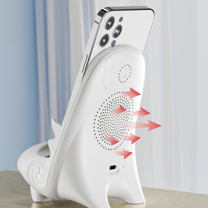 🪑 50% OFF NOW! 📱 Mini Chair Phone Holder with Wireless Charger - 15W Fast Charging, Adjustable Viewing Angles for Desk/Car/Home Use ⚡✨-5