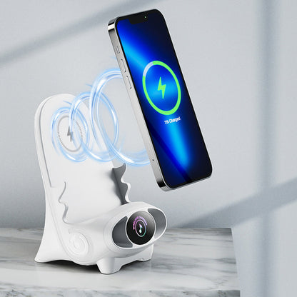 🪑 50% OFF NOW! 📱 Mini Chair Phone Holder with Wireless Charger - 15W Fast Charging, Adjustable Viewing Angles for Desk/Car/Home Use ⚡✨-6