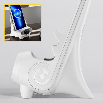 🪑 50% OFF NOW! 📱 Mini Chair Phone Holder with Wireless Charger - 15W Fast Charging, Adjustable Viewing Angles for Desk/Car/Home Use ⚡✨-9