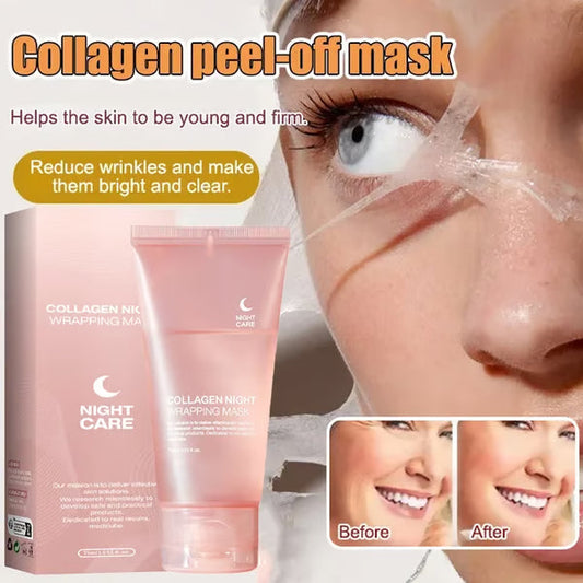 Firming Night Mask Collagen TearOff Mask Skin Care Hydrating Moisturizing Firming Collagen✨