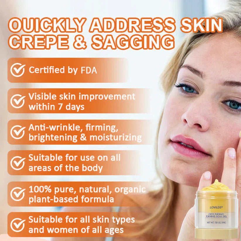 🌿🌿Made and Shipped from US🇬🇧LOVILDS®Tightening Burn Gold Massage Cream-1