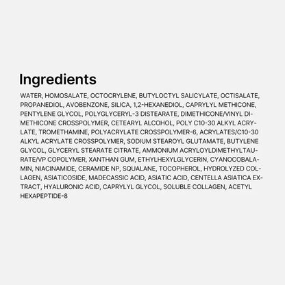 No Cast Just Glow Collagen Sunscreen | SPF 50 Broad Spectrum Face Sunscreen | Lightweight, Non-Sticky, Hydrating Formula | No White Cast or Residue | Peptide, Cica for Soothing & Natural Glow-7