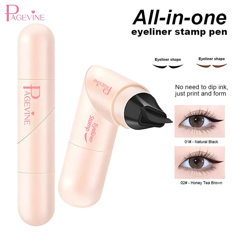 Integrated Rotating Eyeliner Stamp Pen-4