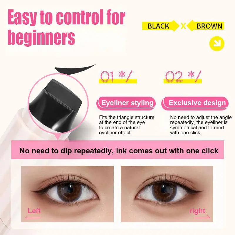 Integrated Rotating Eyeliner Stamp Pen-3
