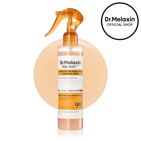 [Dr.melaxin Official] Peel Shot Keratin Care Kojic Acid Turmeric Spray Pore Clearing Exfoliating Formula Skin Repair Scrub