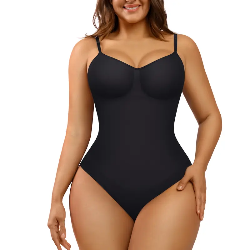 FeelinGirl  Seamless Thong Bodysuit Comfort Jumpsuit Deals For You Days Fit Adjustable Mother’s Day-6