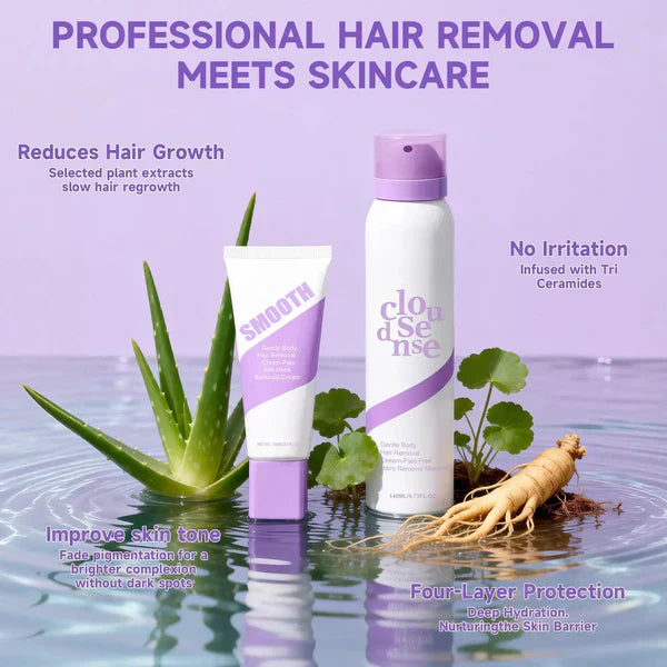 💜KLENIMORE ™  Gentle & Painless Hair Removal Cream Duo for Sensitive Skin-7