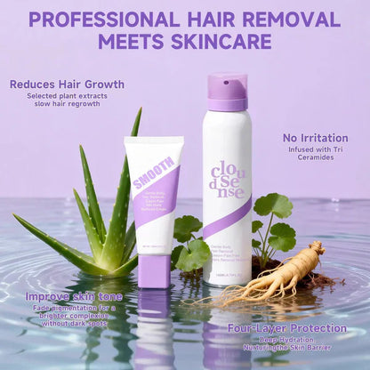 💜KLENIMORE ™  Gentle & Painless Hair Removal Cream Duo for Sensitive Skin-7