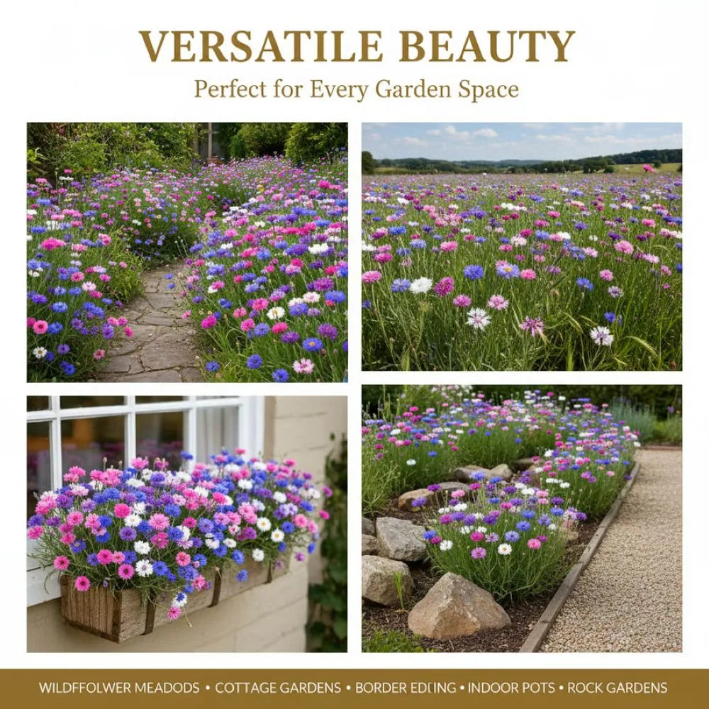 Premium Cornflower Seeds🌸400 Seeds-4