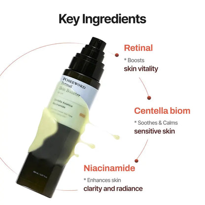 Retinal Skin Booster Serum, Hydrating & Moisturizing Face Essence for Glowing Skin tiktokshopspringglowup Luxury Lanolin Peptide Moisturizer Cream