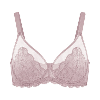 Mermaid Scales Lace Underwire Bra-11