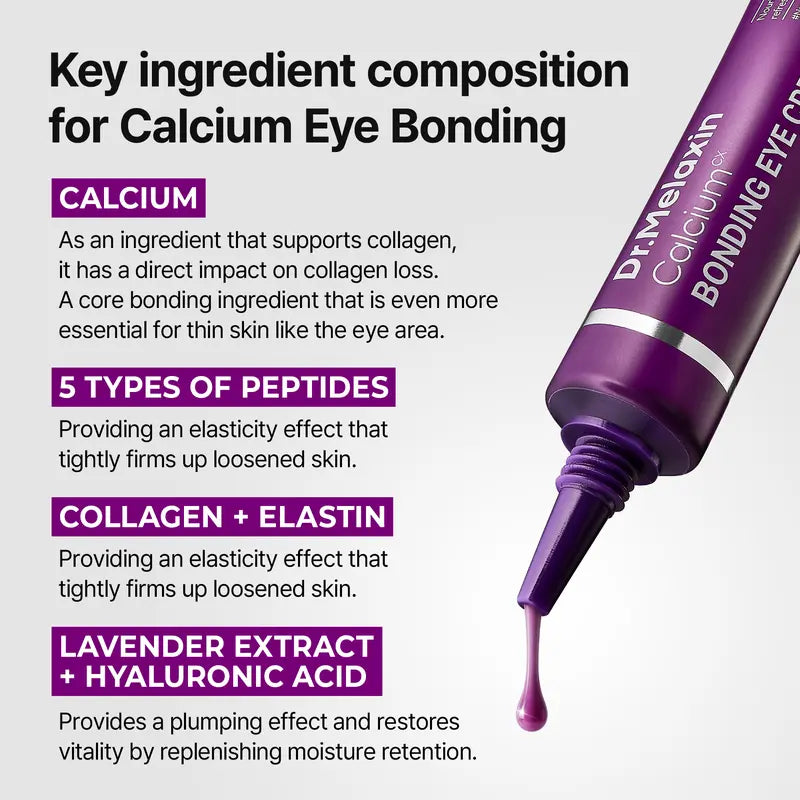 [Dr.Melaxin Official] Calcium Bonding Eye Cream formulated for Sunken Under-Eyes, Sagging Eye Bags, and Fine Lines-5