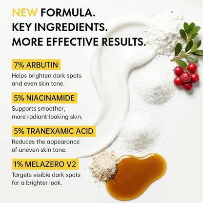EELHOE Pores + Dark Spots Refining Cream with Arbutin, Niacinamide, Tranexamic Acid & Melazero | Pore-Minimizing, Gentle & Hydrating Daily Moisturizer, Suitable for Sensitive Skin, 50g