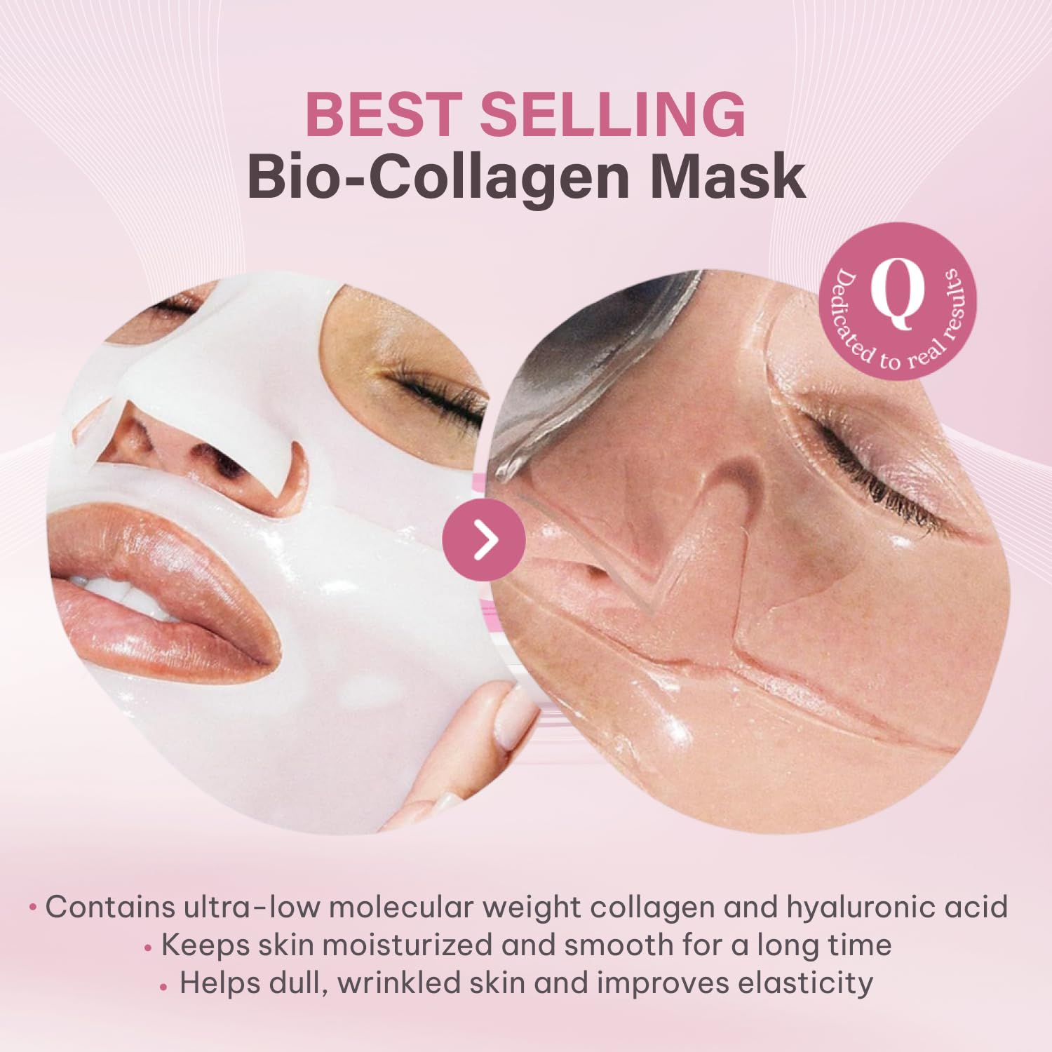 Quasi Bio-Collagen Face 4-Pack - Niacinamide & Collagen Overnight Hydration-2