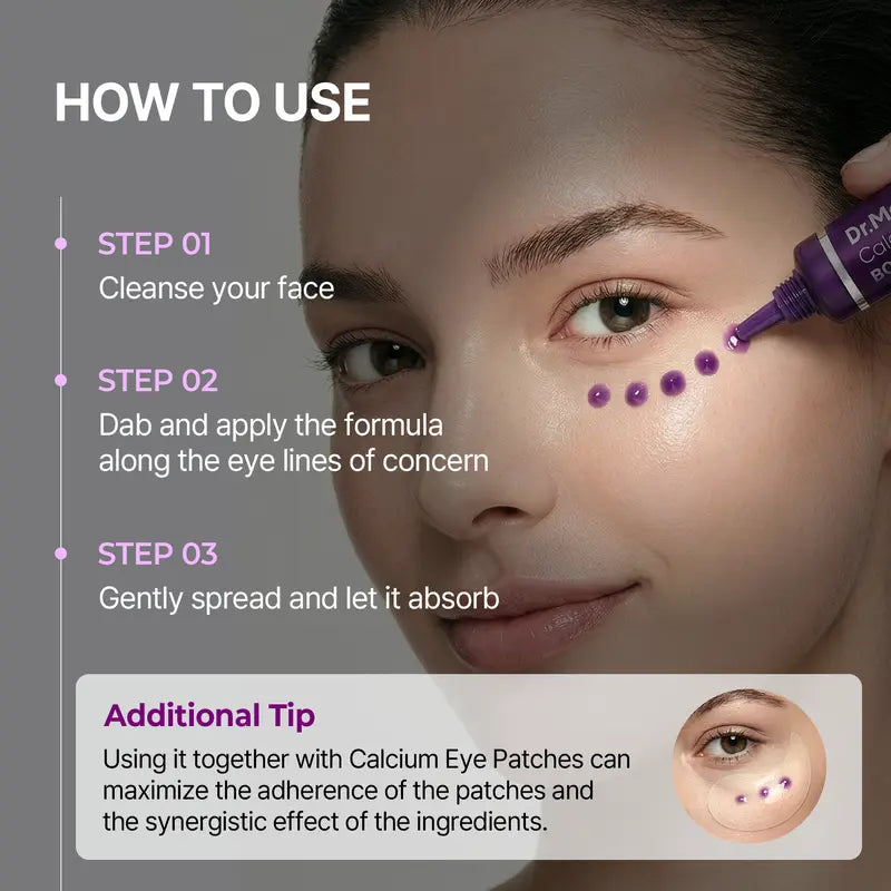 [Dr.Melaxin Official] Calcium Bonding Eye Cream formulated for Sunken Under-Eyes, Sagging Eye Bags, and Fine Lines-6