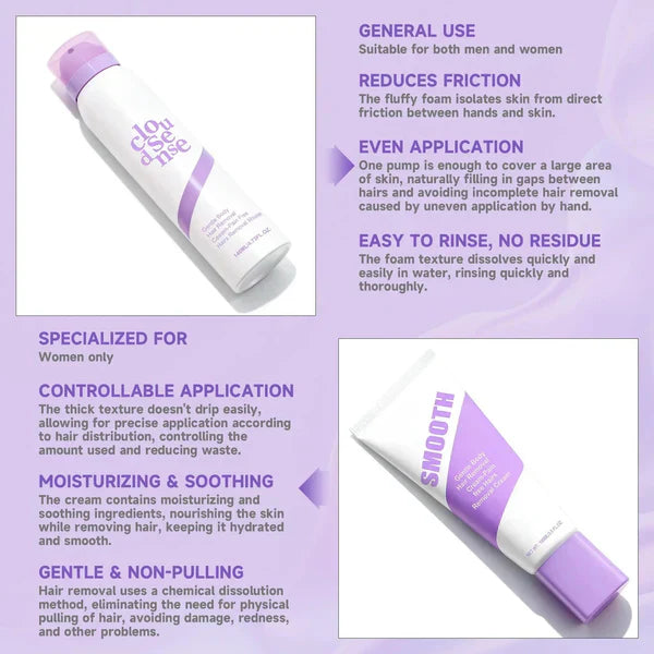 💜KLENIMORE ™  Gentle & Painless Hair Removal Cream Duo for Sensitive Skin