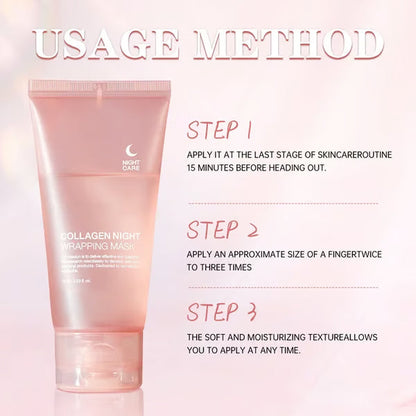 Firming Night Mask Collagen TearOff Mask Skin Care Hydrating Moisturizing Firming Collagen✨-4