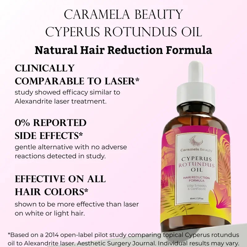 Caramela Beauty Cyperus Rotundus Oil for Natural Hair Reduction-1