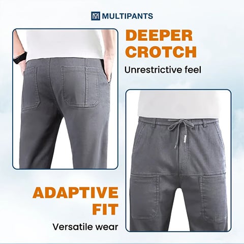 🔥Hot Sale 50%off  👖MultiPants – High Stretch Multi-pocket Durable Cargo Pants-6