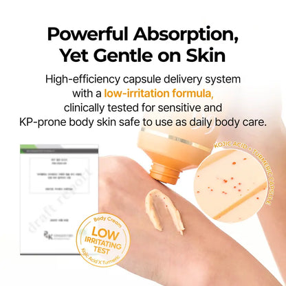 [Dr.melaxin Official] Kojic Acid Turmeric Capsule Body Cream for Body Dark Spot & Uneven Tone Care-4