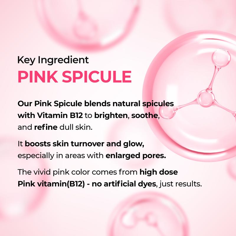 [Dr.Melaxin Official Shop]Lumi Pore & Spot Care Duo | Shrinks Pores & Fades Blemish Marks | Cyano Pink Spicule Serum + Picotonic Shot Ampoule-5