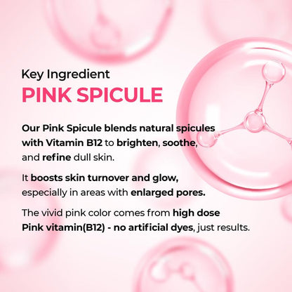 [Dr.Melaxin Official Shop]Lumi Pore & Spot Care Duo | Shrinks Pores & Fades Blemish Marks | Cyano Pink Spicule Serum + Picotonic Shot Ampoule-5