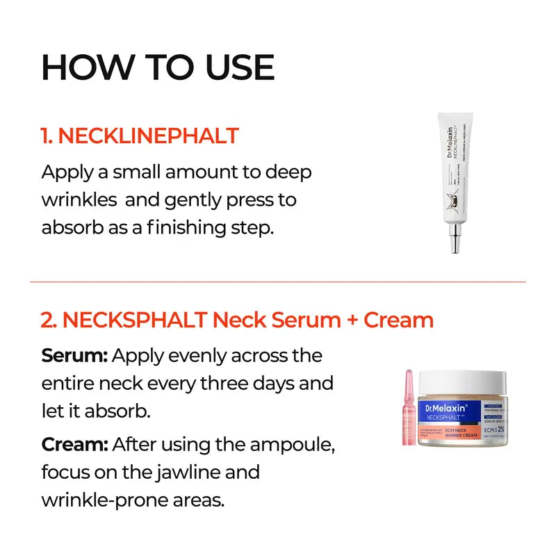 [Dr.Melaxin Official] Perfect Neck Wrinkle Care Set Neck Firming Skin Care Set Neck cream Korean Cosmetics-5