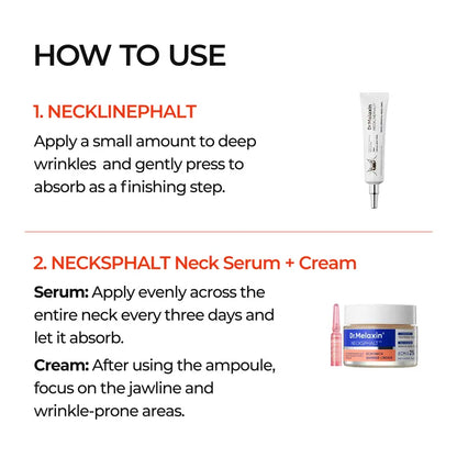 [Dr.Melaxin Official] Perfect Neck Wrinkle Care Set Neck Firming Skin Care Set Neck cream Korean Cosmetics-5