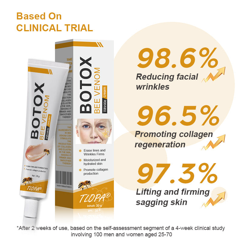 🖤2026 New Year · 40% OFF🧑‍⚕️TLOPA® Botox Bee Venom Wrinkle Removal Cream-4