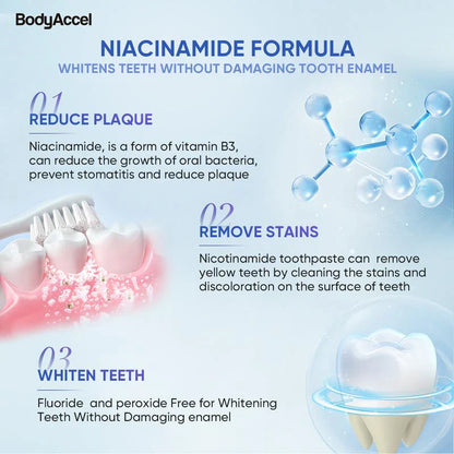 💖Niacinamide Whitening Toothpaste🦷Pearly White Teeth Revealed🦷Your Smile's New Secret Weapon!-4