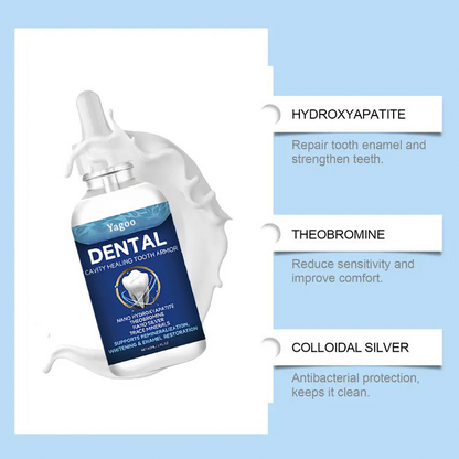 🖤2026 New Year · 40% OFF🖤Yagoo Fluoride-Free Hydroxyapatite Tooth Armor Drops & Enamel Repair, Whitening & Fresh Breath-6