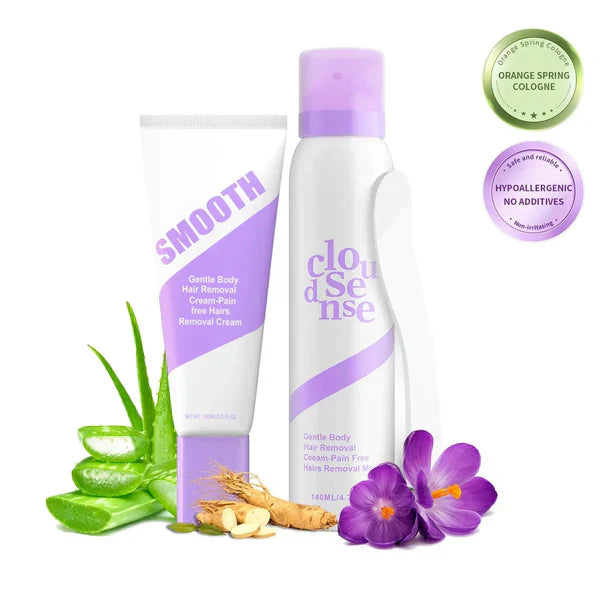 💜KLENIMORE ™  Gentle & Painless Hair Removal Cream Duo for Sensitive Skin-1