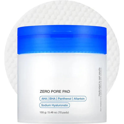 Zero Pore Pads (AHA + BHA) | Korean No.1 Viral Toner Pads