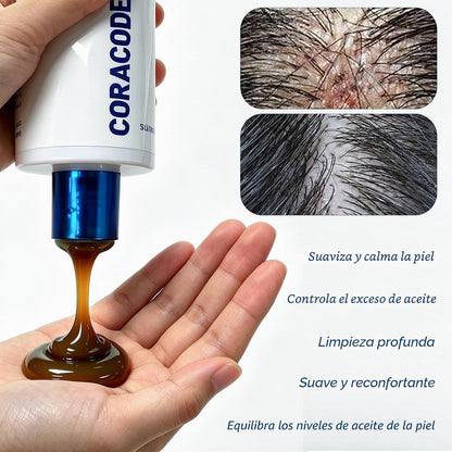Folliculitis shampoo for itchy, flaky scalps; purifying formula to soothe and balance the scalp; care for oily scalps; for men and women.