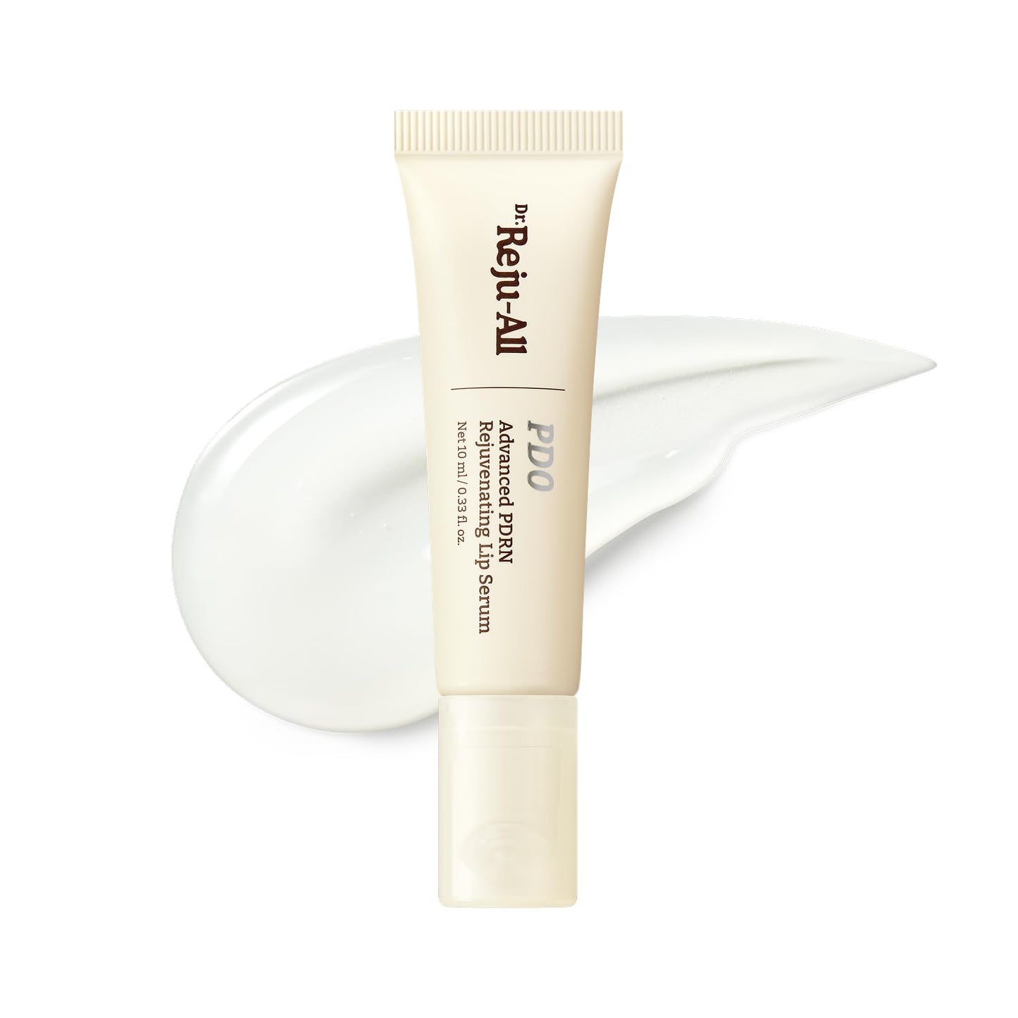 Dr. Reju-All Advanced PDRN - Rejuvenating Lip Serum - Moisturizing Lip Balm with Lipozip PDRN for Glossy, Dewy Lips - Gentle Exfoliating & Smoothing Lip Moisturizer - Hibiscus & Lactic Acid - 0.3 fl oz