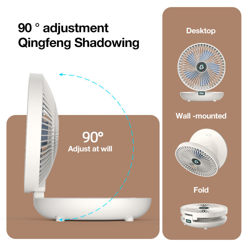 ✨Summer Essentials✨Household Dual-use Suspension Adjustable Fan-6