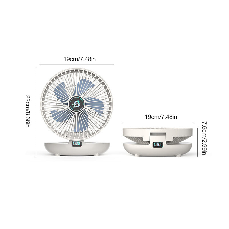 ✨Summer Essentials✨Household Dual-use Suspension Adjustable Fan-10