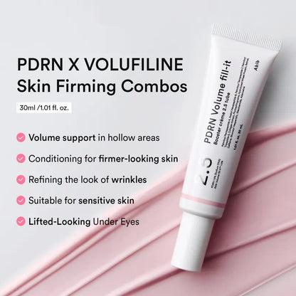 [NEW] Abib PDRN Volume fill-it Booster Cream 2.5 tube | PDRN 15,000ppm, Peptides, Retinal | For Forehead, Eye Area, Smile Lines & Neck Wrinkles | Anti-Aging Firming | 1.01 fl oz