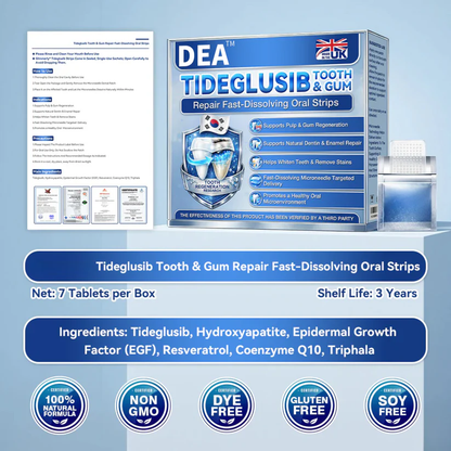 DEA® 🦷 Tideglusib Fast‑Dissolving Tooth & Gum Repair Oral Strips 💥🎉-9