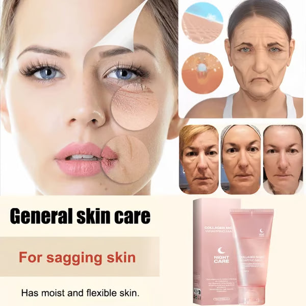 Firming Night Mask Collagen TearOff Mask Skin Care Hydrating Moisturizing Firming Collagen✨-10