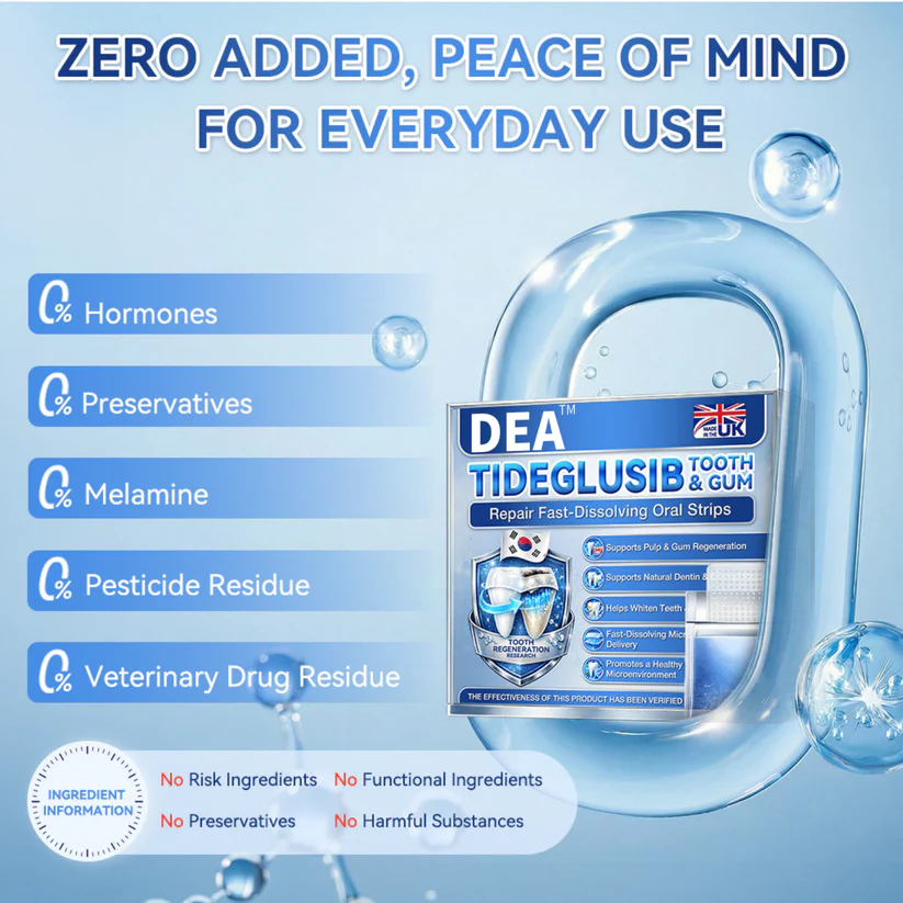 DEA® 🦷 Tideglusib Fast‑Dissolving Tooth & Gum Repair Oral Strips 💥🎉-10