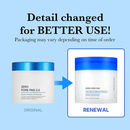 Zero Pore Pads (AHA + BHA) | Korean No.1 Viral Toner Pads-6