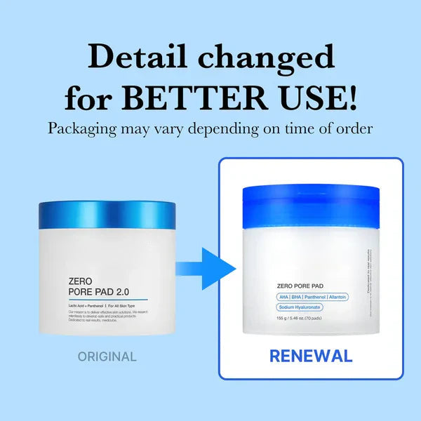 Zero Pore Pads (AHA + BHA) | Korean No.1 Viral Toner Pads-1