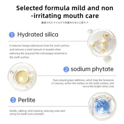 【Professional Grade】Dr.ville Niacinamide Foaming Whitening Toothpaste 8X - Fresh Breath Stain Removal Gentle Teeth Cleaning 100ml-C